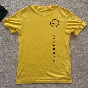 Livestrong Nike short sleeve shirt